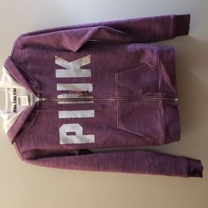 PINK Victoria's Secret Hoodie Faux Fur Lined